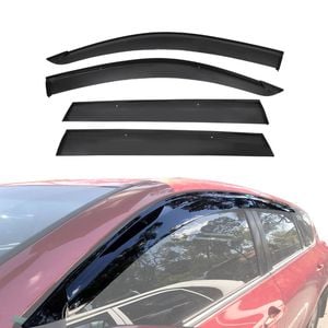 AUSGO Injection Weather Shields For Toyota RAV4 2006-2012 Weathershields Window Visors Wind Deflectors