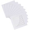 10x Picture Photo Mounts Set - To Fit Frame Size 8 x 8" for Image Size 6 x 6"