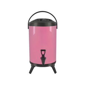 SOGA 10L Stainless Steel Hot & Cold Drink Dispenser - Pink