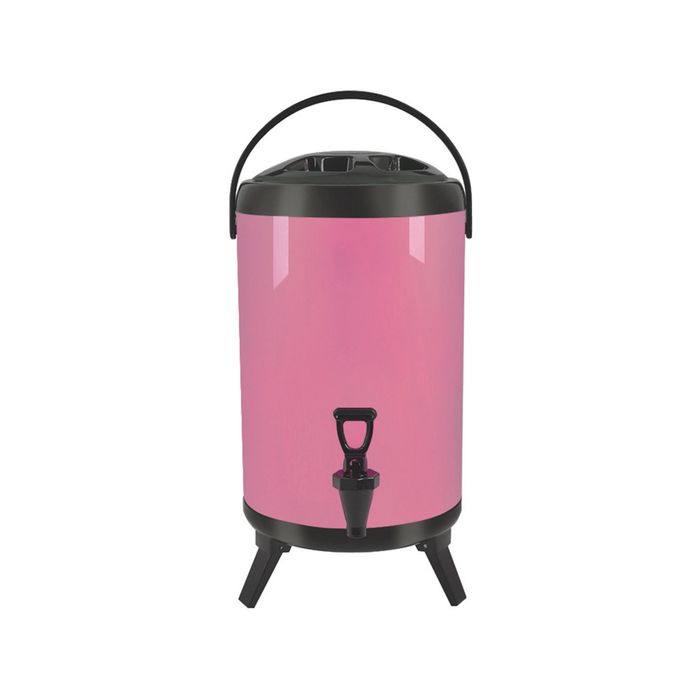 SOGA 10L Stainless Steel Hot & Cold Drink Dispenser - Pink
