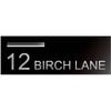 Numero Black Custom Letterbox & House Sign - Large