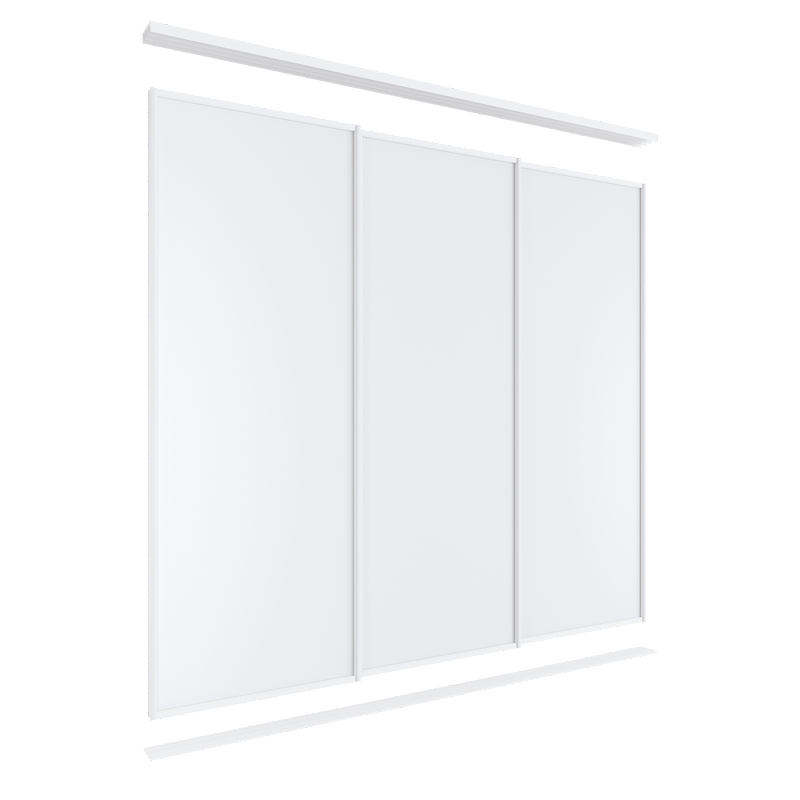 2400mm x 1801mm - 2700mm 3 Melamine Wardrobe Door Package