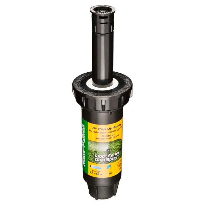 Rain Bird 75mm 3" 1800 Series Dual Spray Quarter Circle Sprinkler