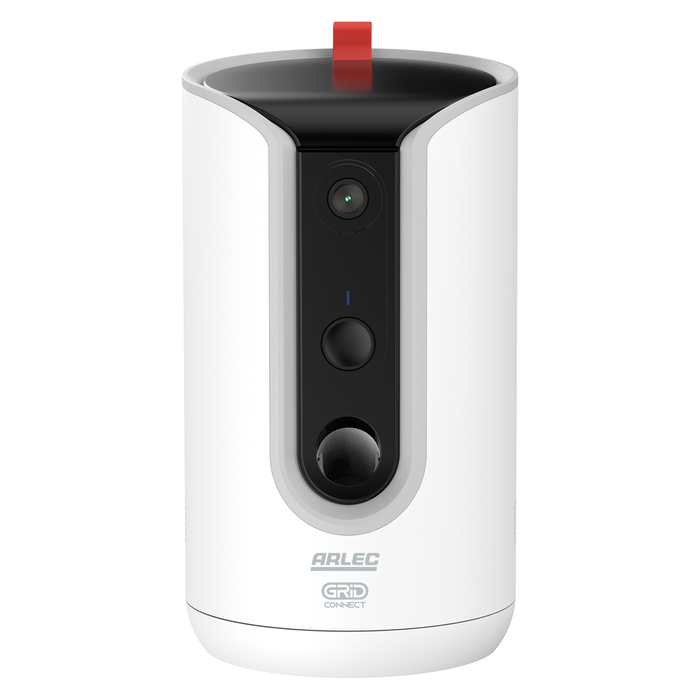Arlec Grid Connect Smart Treat Dispenser With Camera