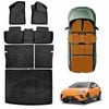Floor Mats Boot Liner Set for MG MG4 2023-Onwards Heavy Duty Cargo Kick Back Seat Protector Cover