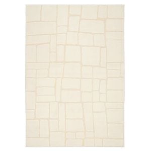 Loopsie-290cm X 200cm-bukta Textured Abstract Neutral Washable Rug