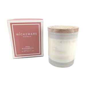 More Than Party Soy Scented Candle Jar Home Fragrance Pink Watermelon 260g
