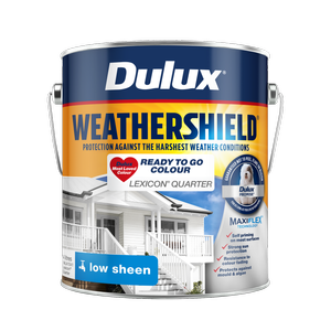 Dulux 4L Lexicon Quarter Low Sheen Weathershield Exterior Paint