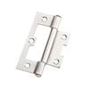 Zenith 75mm Easyfit Zinc Plated Fixed Pin Hinge