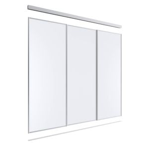 Lugna 2400 x 1801 - 2700mm Melamine Wardrobe 3 Door Package