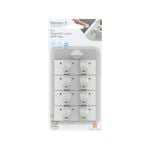 Perma Child Safety Adhesive Magnetic Locks - 8 Locks with 1 Key