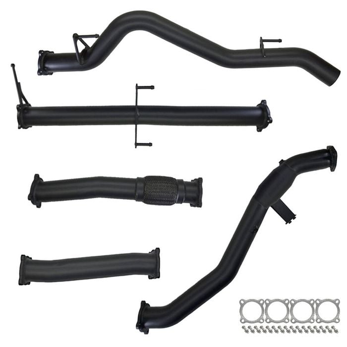 Ignite Exhausts Turbo Back For Mitsubishi Mq Triton 2.4l 3" Cat & Straight Pipe 409 Stainless Steel