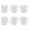 6PK Ecology 380ml Canvas Coupe Mug Coffee/Tea Tableware - White