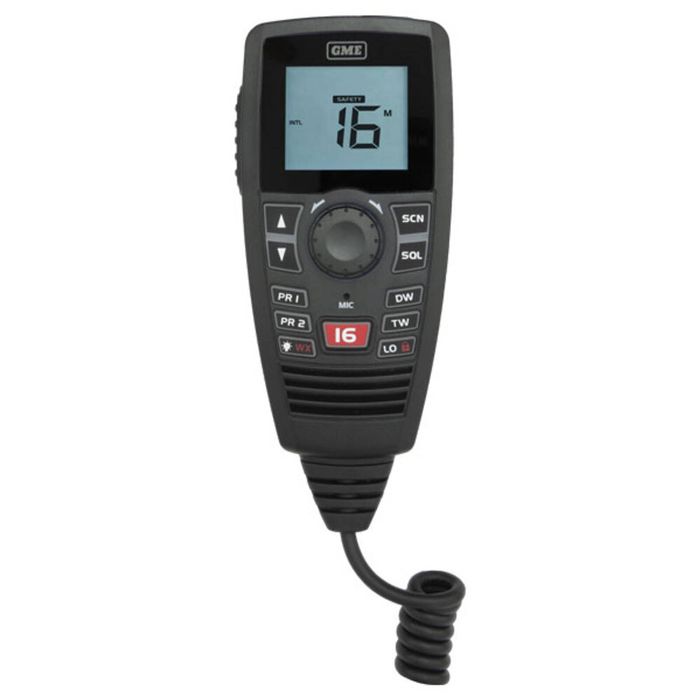 GME MC750B WP LCD Speaker Mic - Suits GX750B - Black
