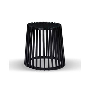 Modern Furniture LYNNA Side Table  50x48cm Solid Wood - Black