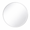 Barelli 800 x 800mm Signature High Specification Serena Round White Framed Mirror 