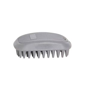 Happy Tails Grey Pet Bath Brush