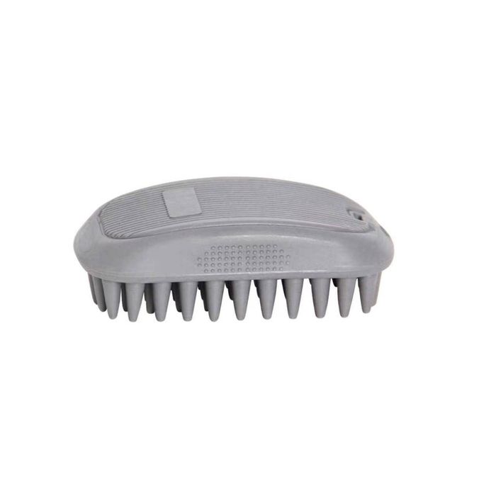 Happy Tails Grey Pet Bath Brush