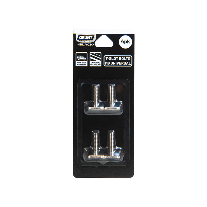 GRUNT Universal Roof Rack T-Slot Bolts - 4 Pack