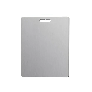 Provecta 34 X 23cm Stainless Steel Double Sided Chopping Board Silver