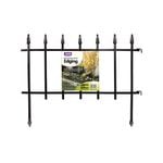 Jack 560 x 460mm Black Brunswick Spear Top Garden Edging