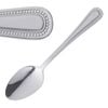 Olympia Dessert Spoon Bead Stainless Steel 12 Pack Kitchen Cutlery