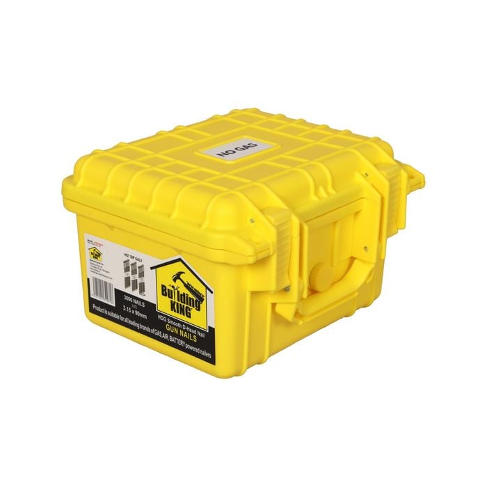 Building King 90 x 3.15 D Head Galvanised Collated Nail  - 3000 Pack