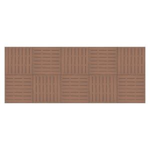 Good Times Decking 200-365 x 2288 x 5720mm Leatherwood Ekodeck 10 Module Kit