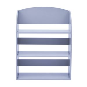Teamson Kids - Plain Kids  3  Shelf Bookcase - Grey