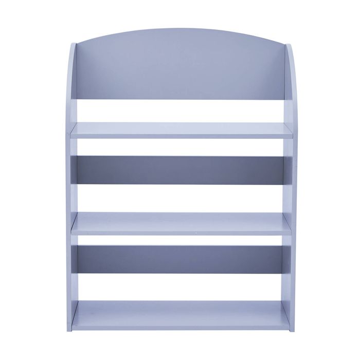 Teamson Kids - Plain Kids  3  Shelf Bookcase - Grey