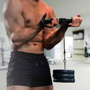 Forearm Wrist Grip Strength Roller Exercise Bar