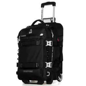 Granite Gear Water-Resistant Wheeled Duffle Carry On Suitcase G2022 Black
