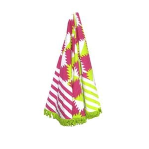 J.Elliot Arctic Round Cotton Turkish Towel Pink