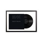 Framed AC/DC Back In Black Vinyl Album Art