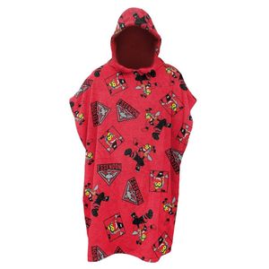 AFL Youth Hooded Towel - Essendon Bombers - Kids - Beach Bath - OSFM
