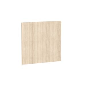 Kaboodle 600mm Almond Oak Modern Med Rangehood Doors - 2 Pack