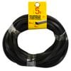 Moroday 6x6mmx5m Rubber Square Sponge Black