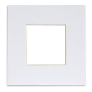 Picture Photo Mount - To Fit Frame Size 10 X 10" For Image Size 6 X 6"