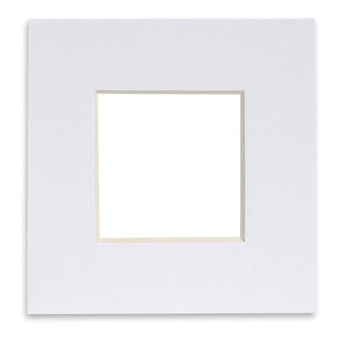 Picture Photo Mount - To Fit Frame Size 10 X 10" For Image Size 6 X 6"