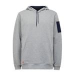 Hard Yakka Size 2XL Grey Brushed Fleece Hoodie