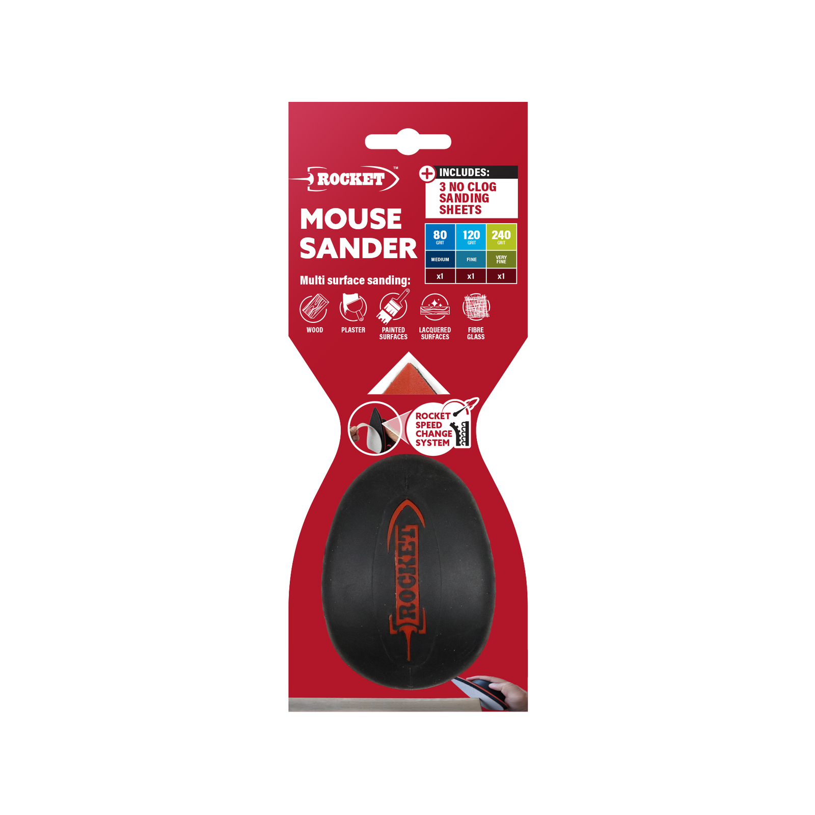 Rocket mouse sander discount