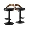 Oikiture Bar Stools Black X2
