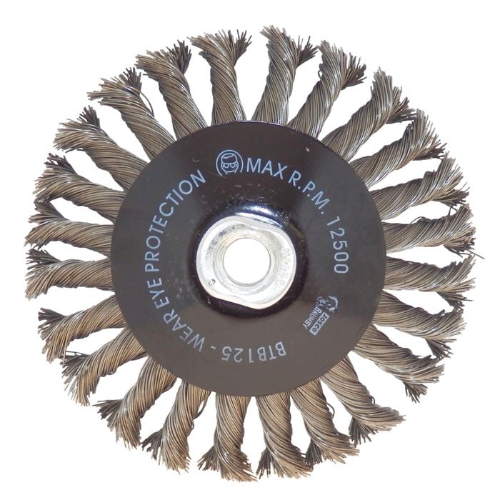 Josco 125mm Twistknot Wire Bevel Brush