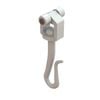 Emro White Plastic Shower Curtain Hooks - 25 Pack