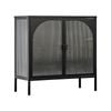 Cooper & Co. Eve 80cm Modern Metal Cabinet Black