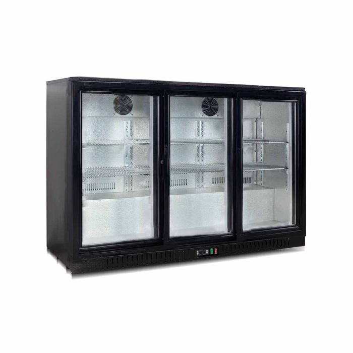 Lce Lc330s Under Bench Three Sliding Door Bar Fridge