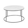 Cooper & Co. Living Lincoln White Real Marble Coffee Table