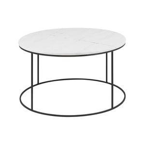Cooper & Co. Living Lincoln White Real Marble Coffee Table