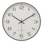One Six Eight London CARMEN Cool Grey 30cm Silent Wall Clock
