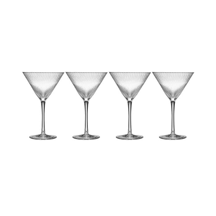 4pc Tempa Esme Clear Martini Glasses 320ml